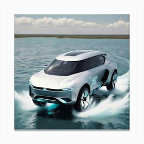 Futuristic Car Canvas Print