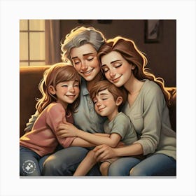 Family Portrait Canvas Print