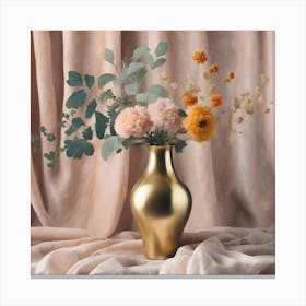 Gold Vase 2 Canvas Print