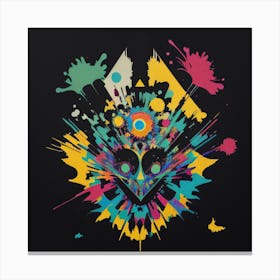 Splatter Art Canvas Print