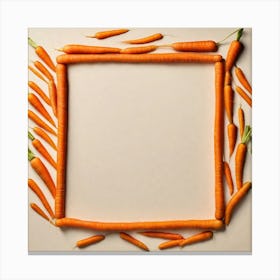 Carrots Frame Canvas Print