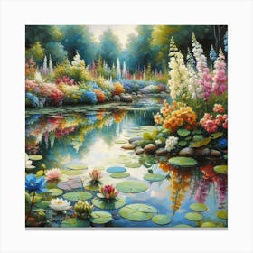 Lily Pond 1 Canvas Print