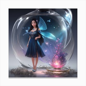Fairy In A Bottle Canvas Print