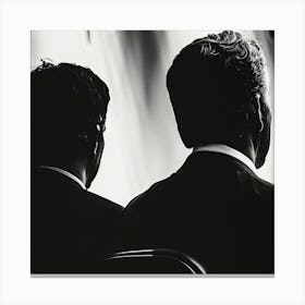 Two Men In Suits 1 Canvas Print