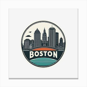 Boston Skyline Canvas Print