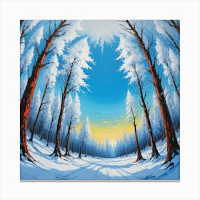 Winter Forest Canvas Print