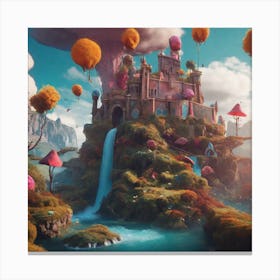 Fairytale Castle 1 Canvas Print