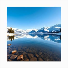 Lake - Lake Stock Videos & Royalty-Free Footage Canvas Print