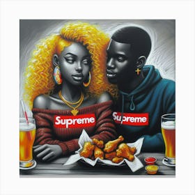 Supreme Couple 10 Canvas Print