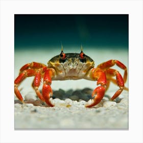 Red Crab Canvas Print