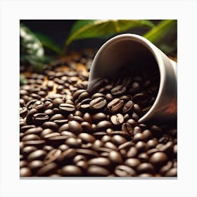 Coffee Beans 189 Canvas Print