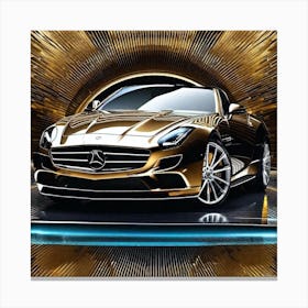 Mercedes Sls Canvas Print