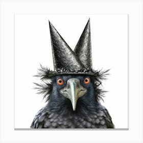 Witch Crow Canvas Print