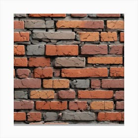 Brick Wall 24 Canvas Print