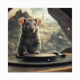 Rat photo Canvas Print