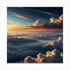 Clouds In The Sky 5 Canvas Print