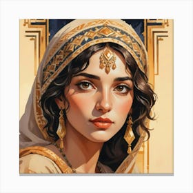 Egyptian Woman 1 Canvas Print