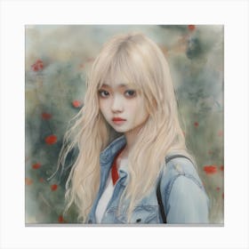 Korean Girl 4 Canvas Print