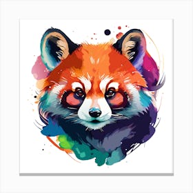Panda color Canvas Print