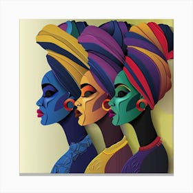Three African Women 41 Canvas Print