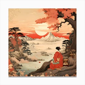 Geisha Canvas Print