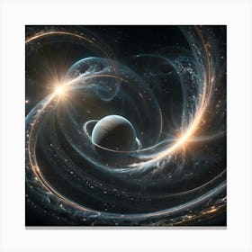 Beyond Space & Time 7 Canvas Print