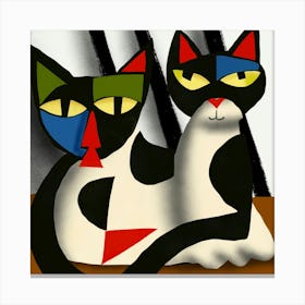 Siamese Cat Lovers Canvas Print