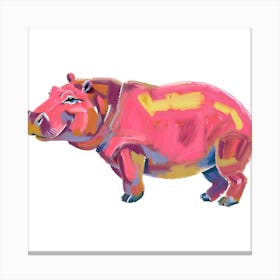 Hippopotamus 01 Canvas Print