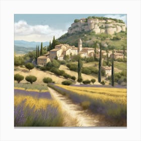 Lavender Fields Canvas Print