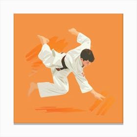 A Judo Throw Lofi Illustration 1718704668 1 Canvas Print