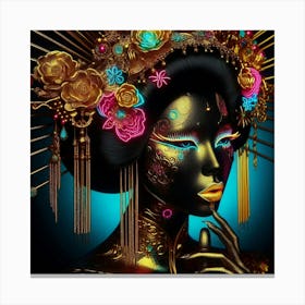 Geisha 211 Canvas Print