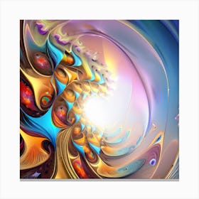 Abstract Fractal Art 6 Canvas Print