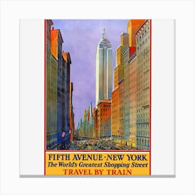 Fifth Avenue New York Canvas Print