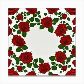 Red Roses 12 Canvas Print