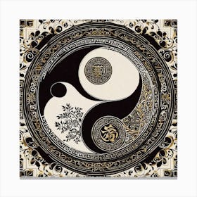 Yin Yang 25 Canvas Print