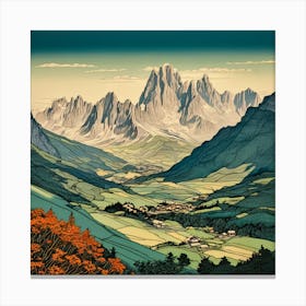 Dolomites Canvas Print