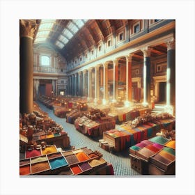 Spice Market Canvas Print