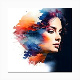 Portrait Of A Woman 9 Canvas Print