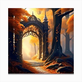 Gateway To The Forest Canvas Print