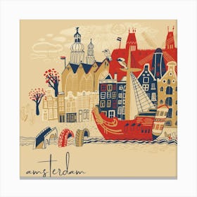 Amsterdam Canvas Print