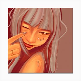 Asian Girl Canvas Print