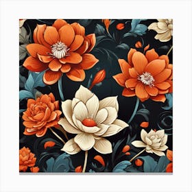 Lotus Flower Wallpaper 1 Canvas Print