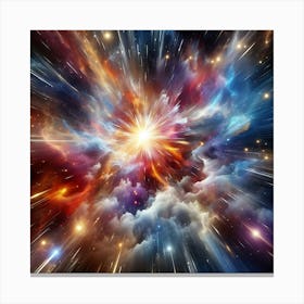 Nebula Burst 4 Canvas Print