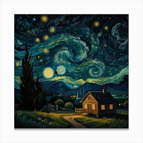 Starry Night 15 Canvas Print