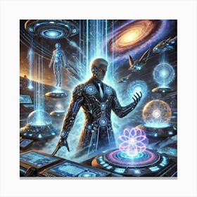 A Depiction Of An Executor Of Technology, A High R Canvas Print