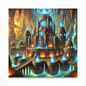 The Core Temple Of The Mantleborn Territories Canvas Print