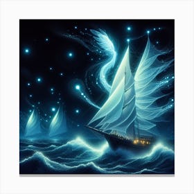 Luminous sails 2 Canvas Print