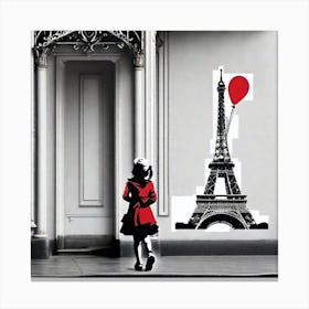 Paris Eiffel Tower 45 Canvas Print