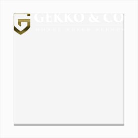 Gekko And Co Canvas Print