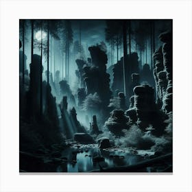 Dark Forest 79 Canvas Print